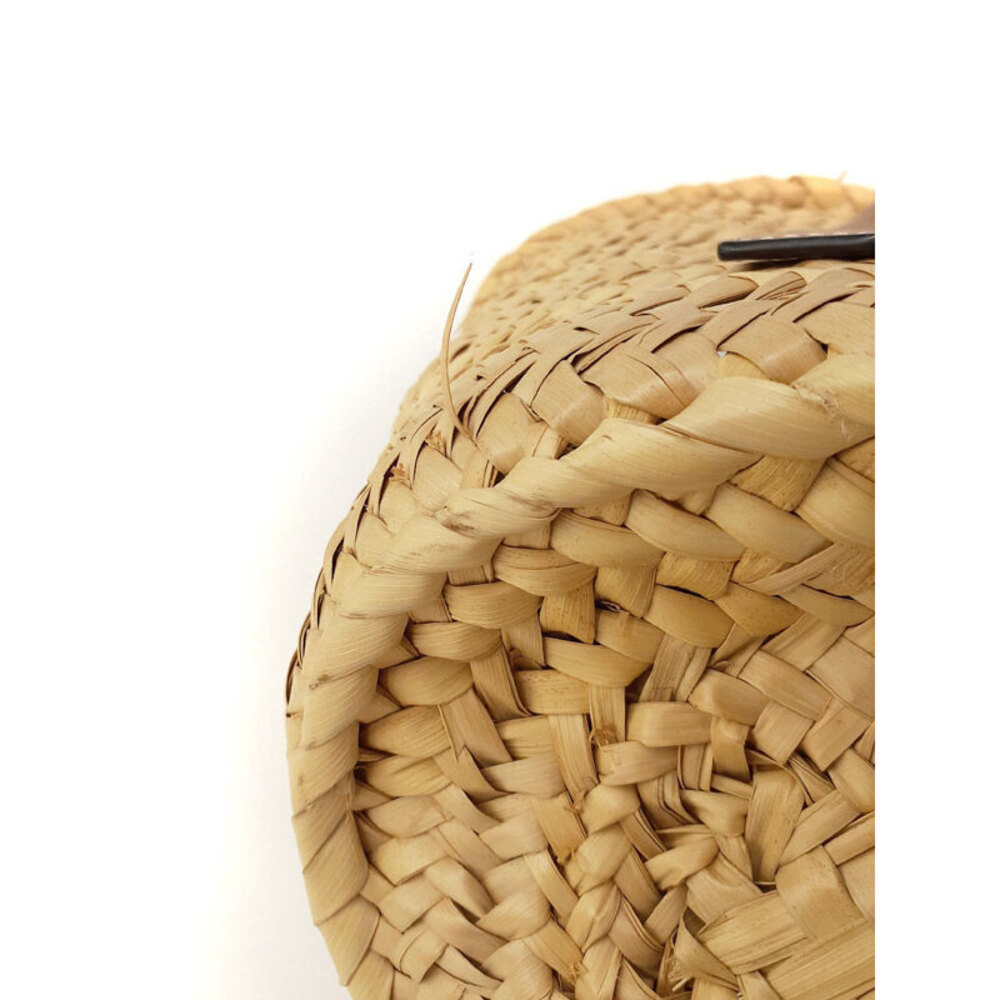 Loewe leather leaf Bag anagram Paula woven Basket calfskin palm Tan Ibiza - Picture 5 of 9